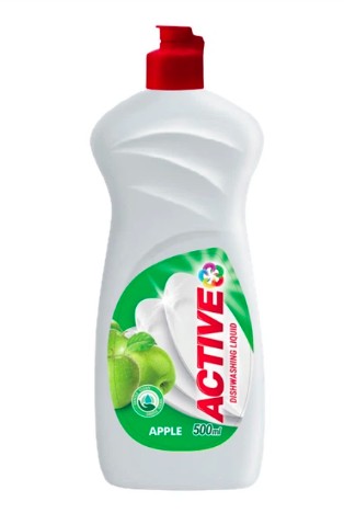 Active гель 500мл д/миття посуду яблуко